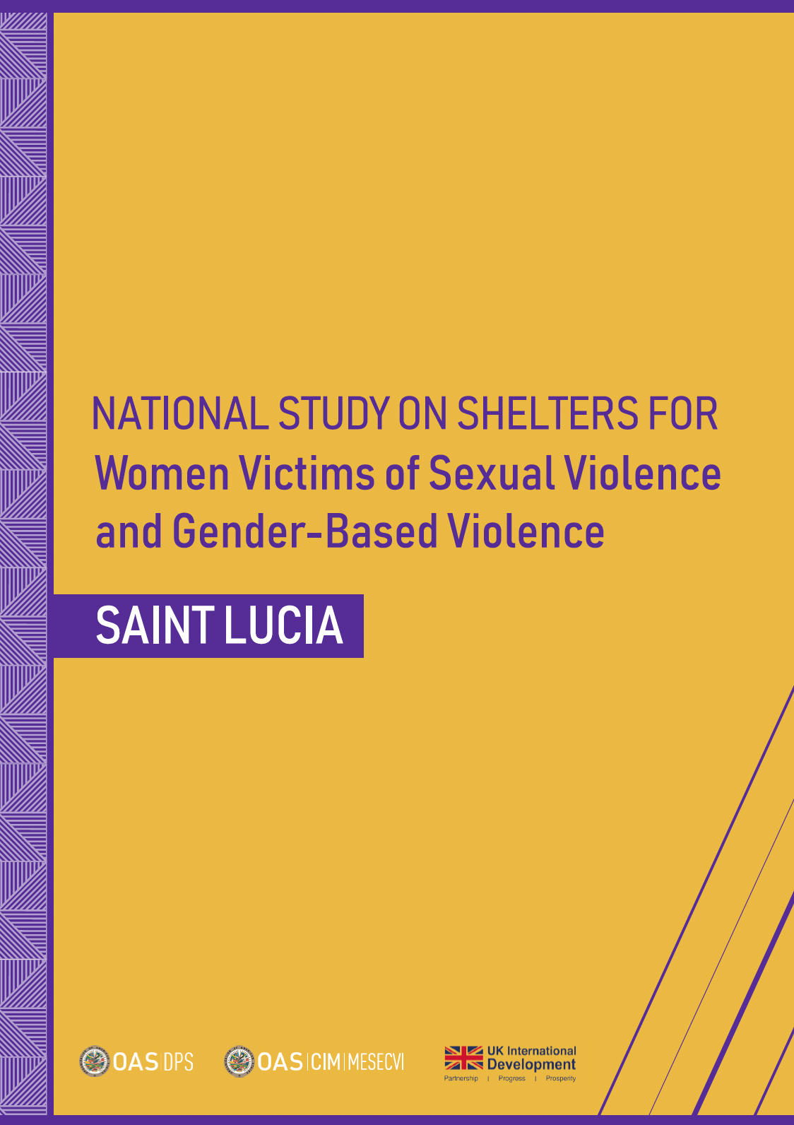 Cover National Study on Shelters for Women Victims of Sexual Violence and Gender-Based