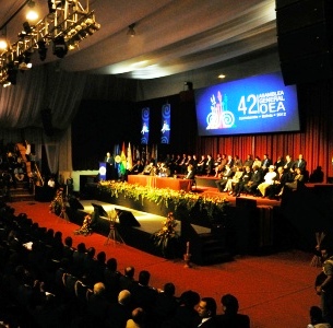 Presidium of the Opening Ceremony of the 42 OAS General Assembly
