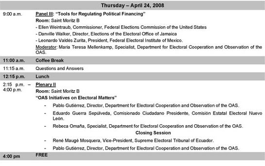 agenda