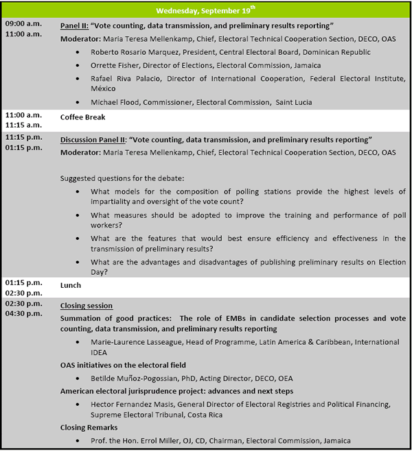 agenda