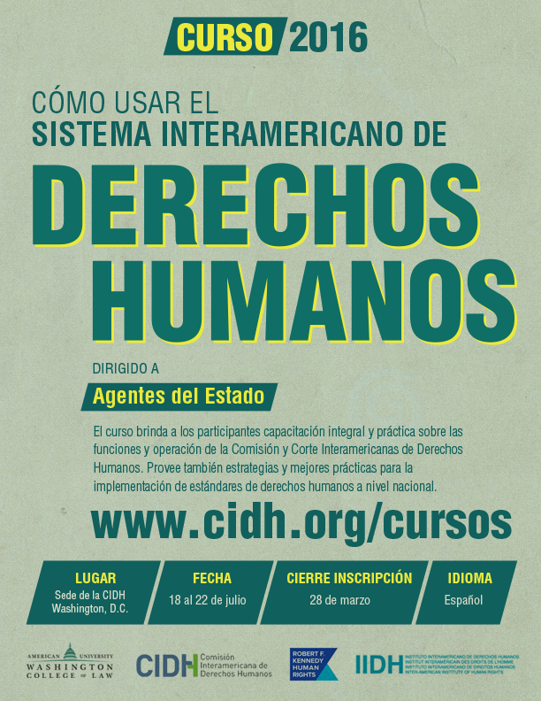 Curso sobre el Sistema Interamericano de Proteccin de Derechos Humanos