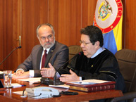 El Presidente de la CIDH y el Presidente de la Corte Suprema de Justicia de Colombia firman un acuerdo de cooperación