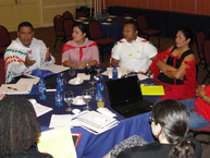 IACHR meetings with civil society organizations of Suriname, during the visit.