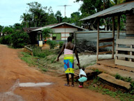 IACHR Visit a Maroon village composed of 8,000 persons, village of Brownsweg, district of Brokopondo, Suriname.
