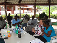 IACHR Visit a Maroon village composed of 8,000 persons, village of Brownsweg, district of Brokopondo, Suriname.