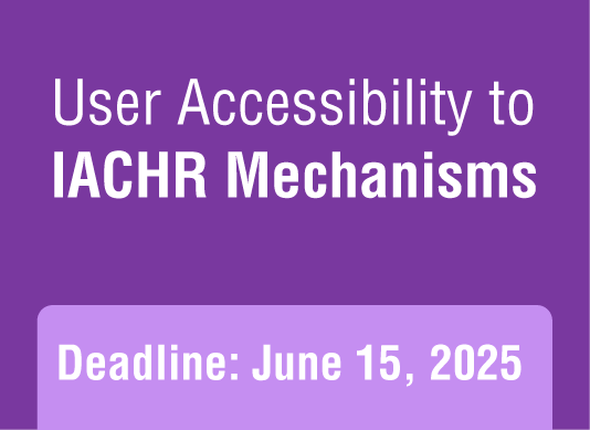 Survey on User Accessibility to IACHR Mechanisms 2024