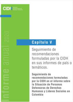 Informe sobre la situacin de personas defensoras de derechos humanos y lderes sociales en Colombia