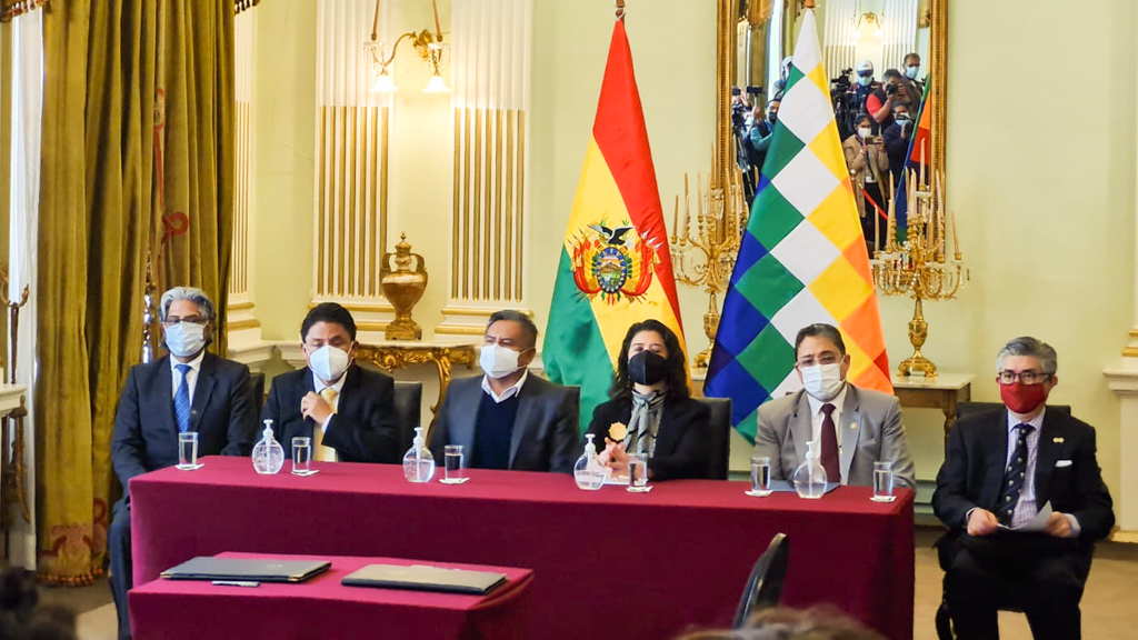 Firma de Acuerdo e instalación de la MESEG-Bolivia