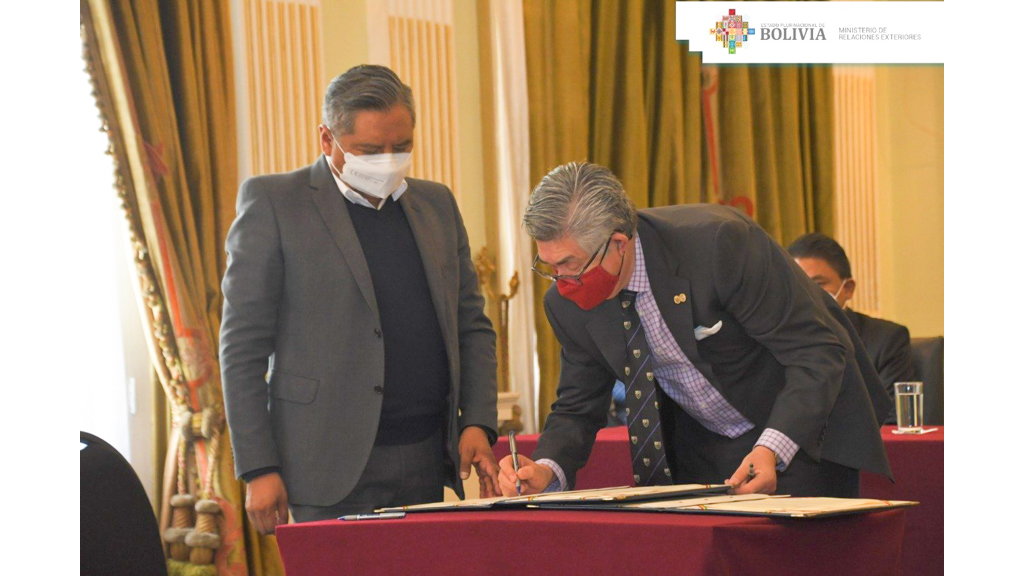 Firma de Acuerdo e instalación de la MESEG-Bolivia