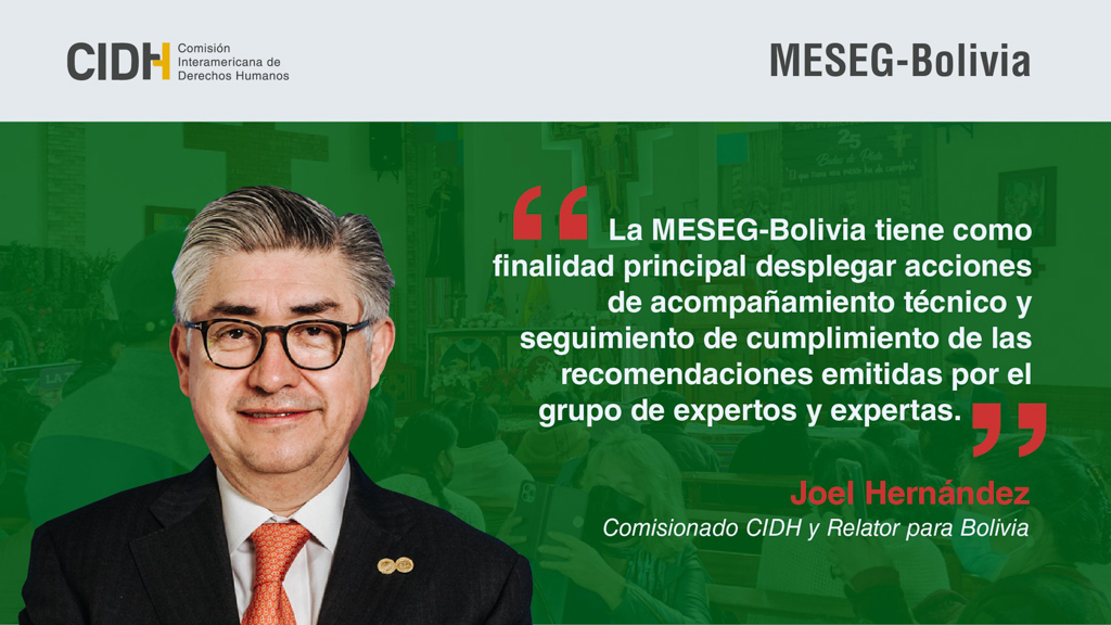 Firma de Acuerdo e instalación de la MESEG-Bolivia