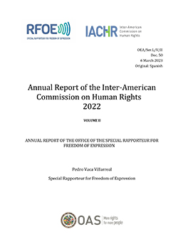 Report of the Office of the Special Rapporteur for Freedom of Expression