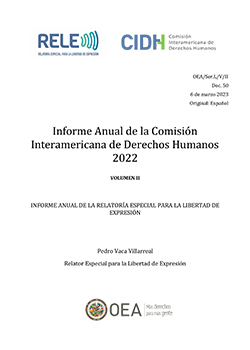 Informe de la Relatora Especial para la Libertad de Expresin (RELE)