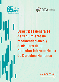 Directrices Generales de Seguimiento de Decisiones y Recomendaciones de la CIDH que explican los mandatos para esta labor, y las herramientas y categorías de análisis de cumplimiento (available only in Spanish)