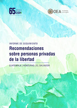 Informe de seguimiento: Recomendaciones sobre personas privadas de la libertad en Guatemala, Honduras y El Salvador