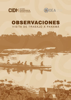Observaciones de la visita de trabajo a Panam