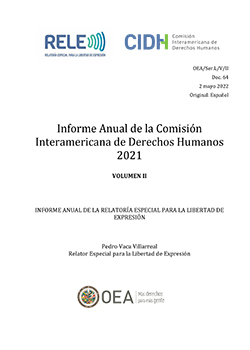 Informe Anual de la Relatora Especial para la Libertad de Expresin