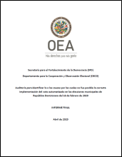 Informe de Auditora al Voto Automatizado de la Repblica Dominicana