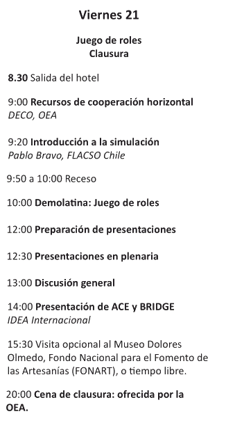agenda
