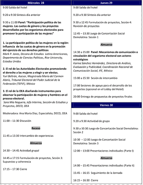 agenda
