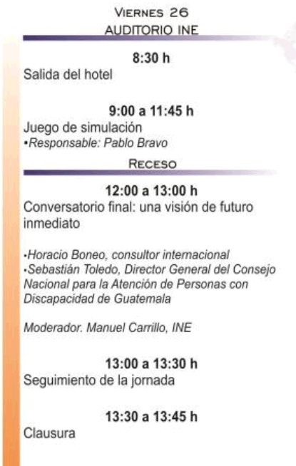 agenda