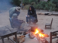During its visit on June 11, 2008, the IACHR met with members of the community and received information and testimony about their previous and current living conditions