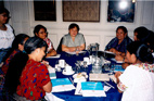 Guatemala, Septiembre de 2004. La Relatora Susana Villarán y una delegación de la Secretaría Ejecutiva de la CIDH compuesta por las abogadas especialistas Elizabeth Abi-Mershed, Isabel Madariaga y María Claudia Pulido visitaron Guatemala en septiembre de 2004, y ofrecieron un Taller de Capacitación para Lideresas Indígenas.