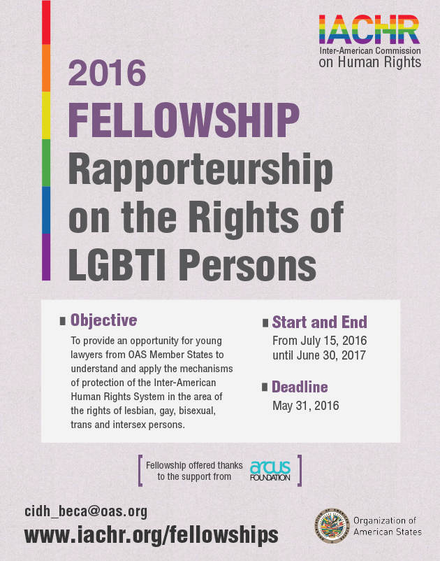 Fellowship on the Rights of LGBTI Persons 
