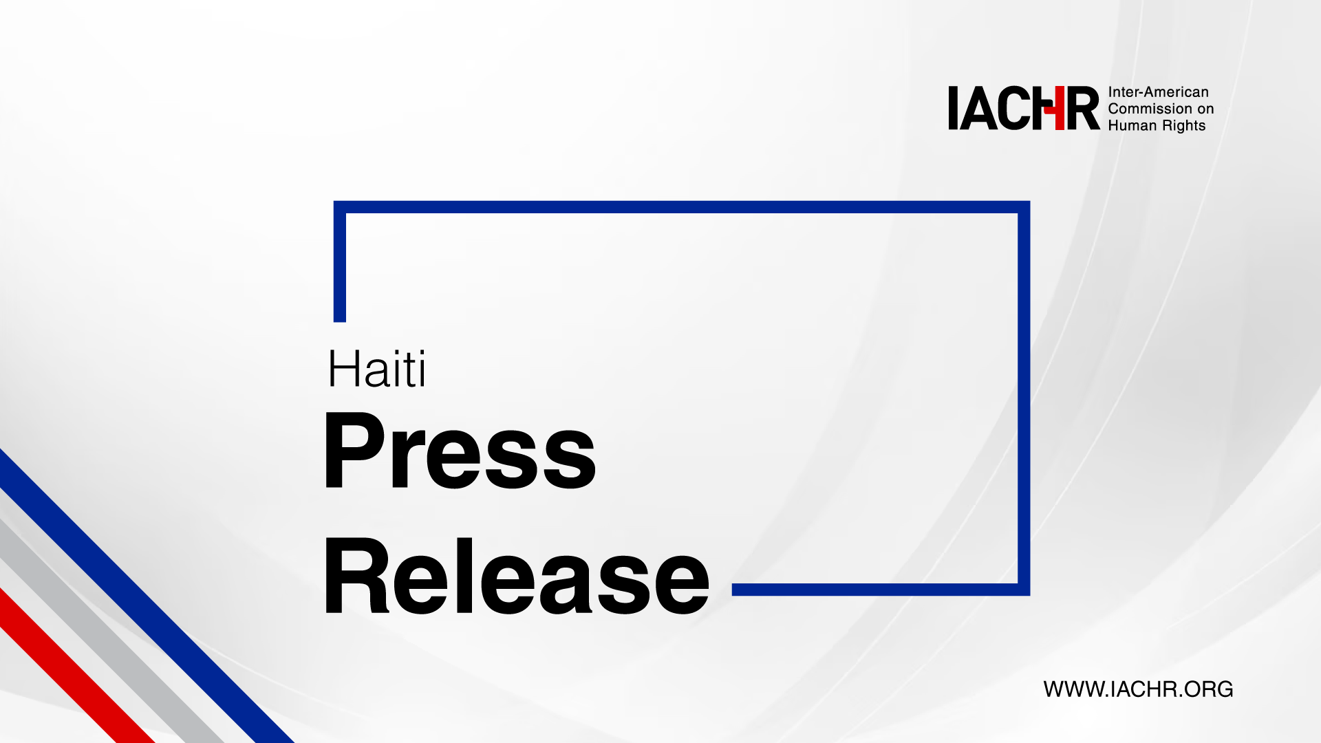 The Special Rapporteur for Freedom of Expression publishes a special report on the situation of press freedom in Haiti