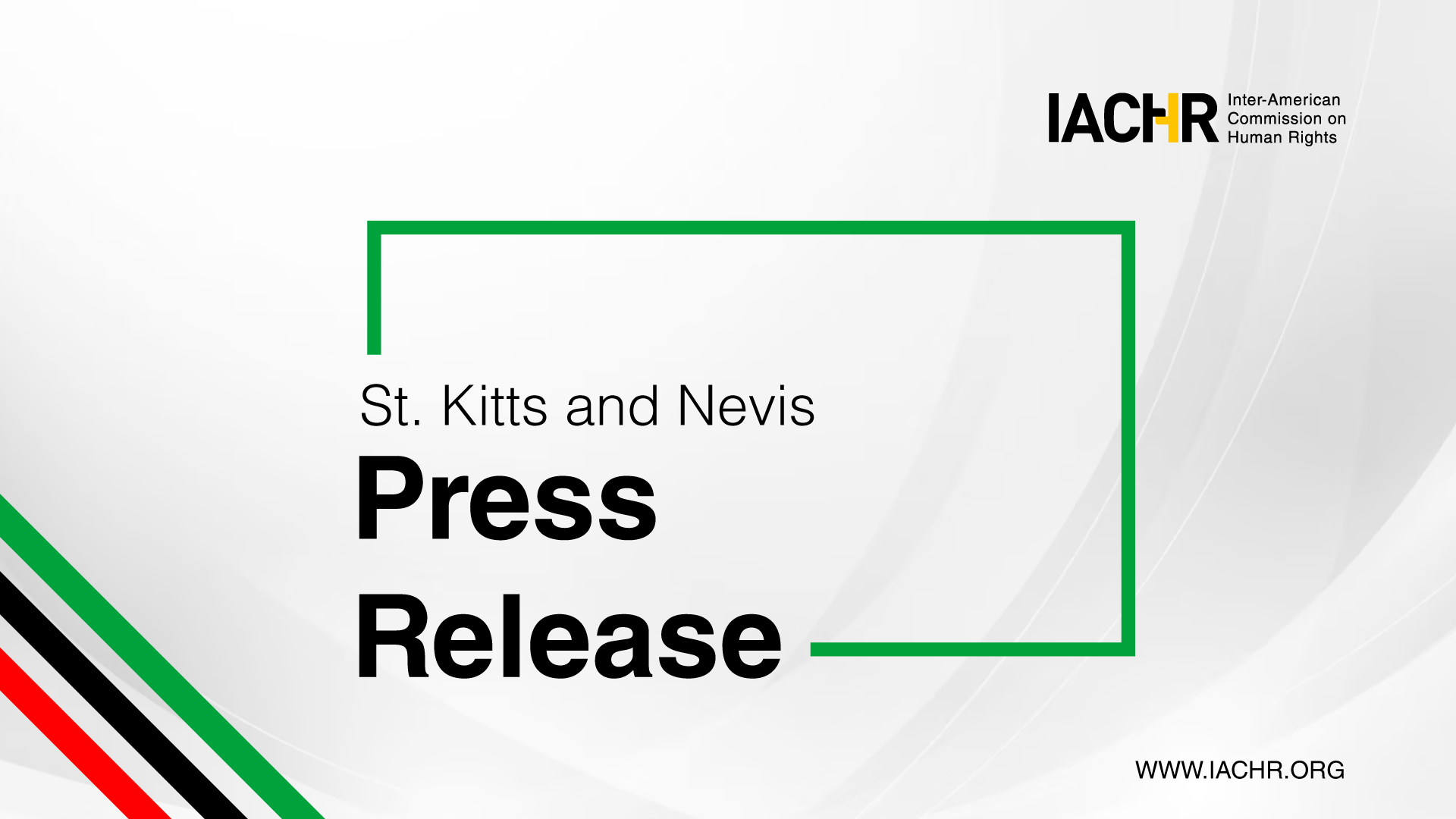 IACHR welcomes St. Kitts and Nevis’ ratified two key Conventions on human rights on older persons and persons with disabilities