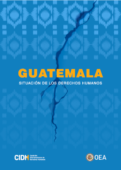 Situation of Human Rights in Guatemala