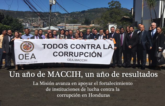 Un año de MACCIH, un año de resultados
